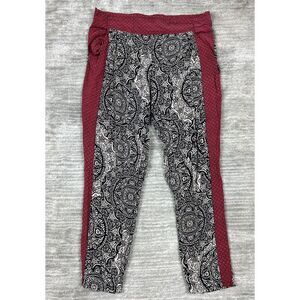 Freestyle‎ Revolution Pants Girls Juniors XL Gray Red Patterned Lounge